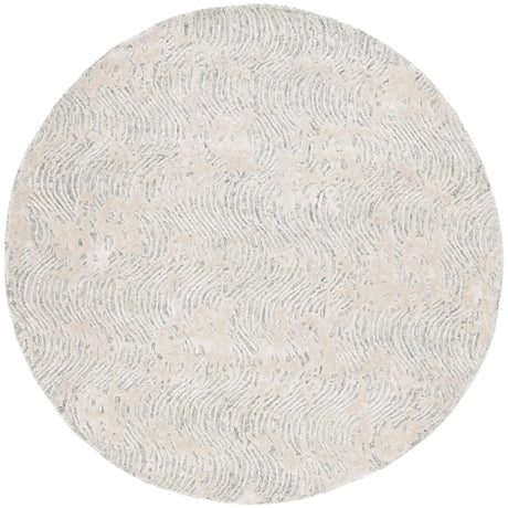 Safavieh Glamour 6'-0" x 6'-0" Rug in Light Grey / Ivory
