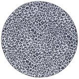 Safavieh Faux Hide 6'-0" x 6'-0" Rug in Ivory / Black