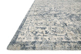 Loloi Theory Thy-02 Ivory/Blue Rugs - rug corner