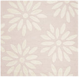 Safavieh Safavieh Kids 5'-0" x 5'-0" Rug in Pink / Ivory