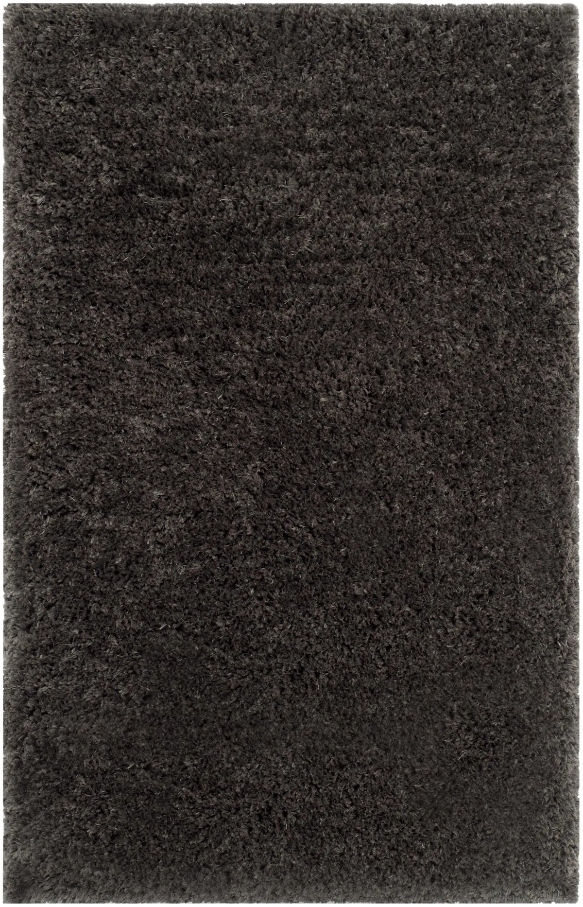 Safavieh Supreme Shag 3'-0" x 5'-0" Rug in Dark Grey