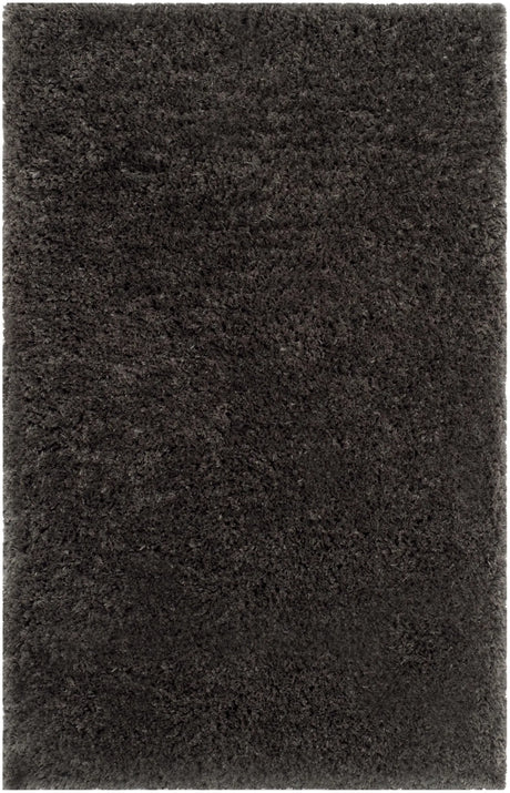 Safavieh Supreme Shag 3'-0" x 5'-0" Rug in Dark Grey