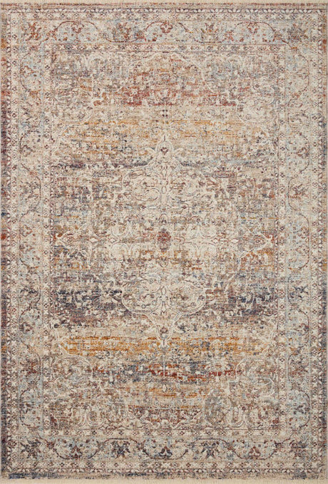 Loloi Sorrento Sor-04 Natural/Multi Rug - main flat