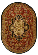 Safavieh Classic 4'-6" x 6'-6" Rug in Red / Black