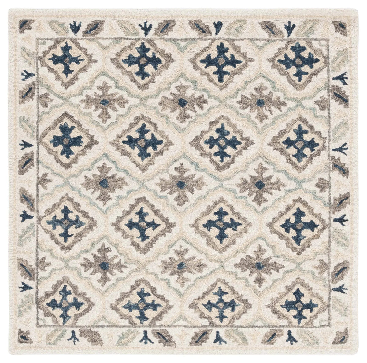 Safavieh Aspen 5'-0" x 5'-0" Rug in Ivory / Blue
