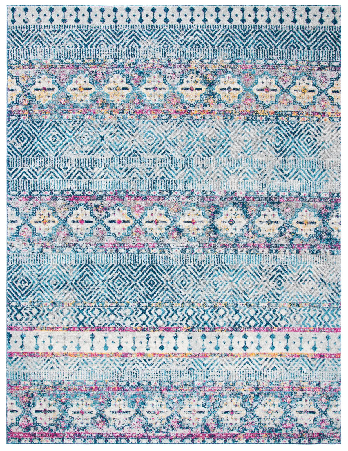Safavieh Madison 700 10'-0" x 14'-0" Rug in Denim Blue / Purple
