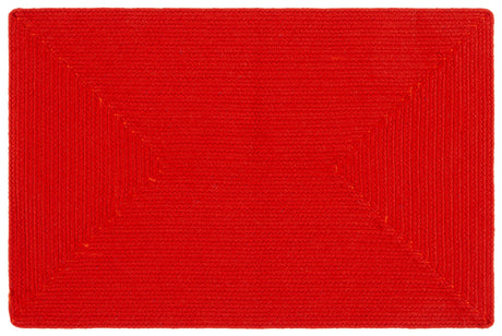 Safavieh Braided 2'-0" x 3'-0" Rug in Rust