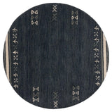 Safavieh Himalaya 3'-0" x 3'-0" Rug in Charcoal