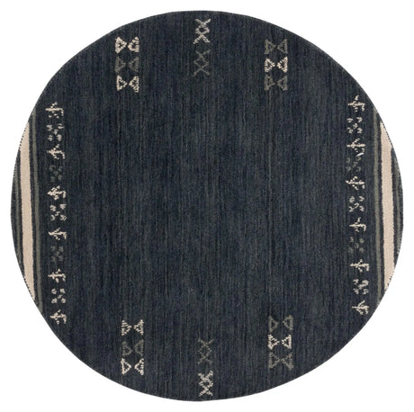 Safavieh Himalaya 3'-0" x 3'-0" Rug in Charcoal