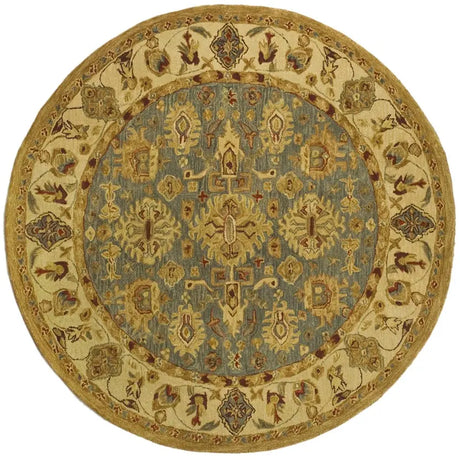 Safavieh Anatolia 6'-0" x 6'-0" Rug in Blue / Ivory