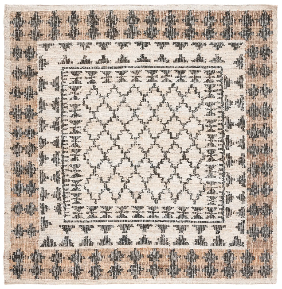 Safavieh Kilim 7'-0" x 7'-0" Rug in Ivory / Grey