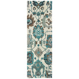 Oriental Weavers Sphinx Zahra 75503 Ivory / Blue Rugs - runner