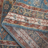 Safavieh Samarkand 6'-0" x 9'-0" Rug in Blue / Red