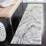 Safavieh Cyrus Shag 2'-2" x 9'-0" Rug in Beige / Grey