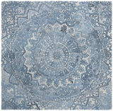 Safavieh Marquee 6'-0" x 6'-0" Rug in Blue / Ivory