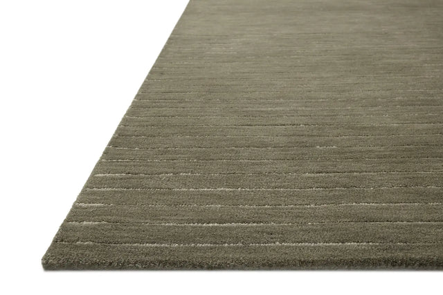 Chris Loves Julia x Loloi Henry HEY-01 Olive / Ivory Rug - rug corner