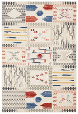 Safavieh Kilim 4'-0" x 6'-0" Rug in Ivory / Multi