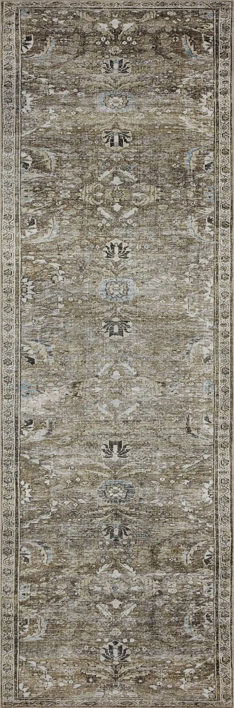 Loloi Layla Lay-13 Antique/Moss Rugs - runner flat