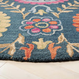 Safavieh Suzani 6'-0" x 6'-0" Rug in Blue / Multi