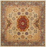Safavieh Heritage 6'-0" x 6'-0" Rug in Beige / Multi