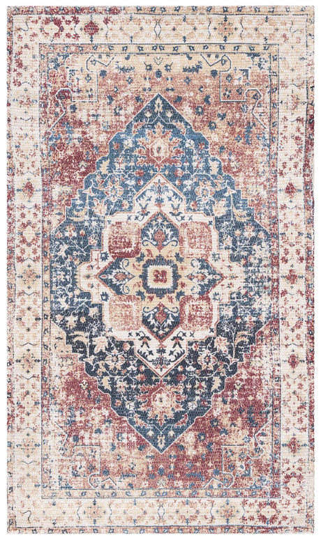 Safavieh Saffron 3'-0" x 5'-0" Rug in Beige / Blue
