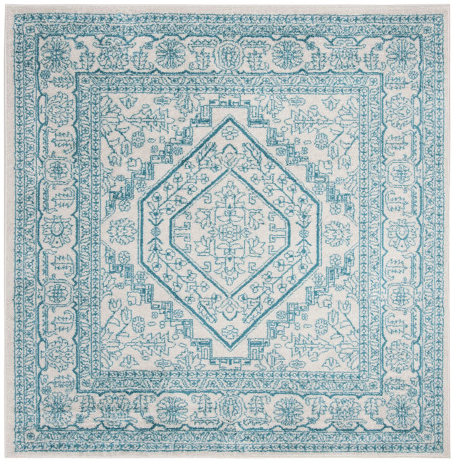 Safavieh Adirondack 6'-0" x 6'-0" Rug in Ivory / Teal