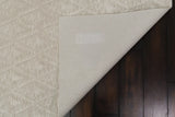 Dynamic Rugs Penta 6322 Power Loomed Modern Cream Rug - Corner