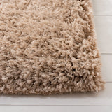 Safavieh Supreme Shag 4'-0" x 6'-0" Rug in Beige