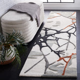 Safavieh Metro 2'-3" x 9'-0" Rug in Ivory / Grey