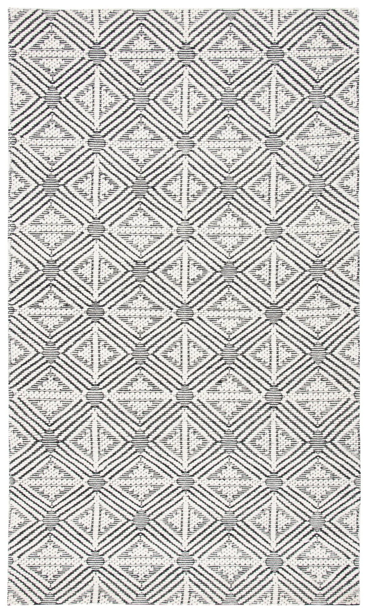 Safavieh Marbella 4'-0" x 6'-0" Rug in Ivory / Black