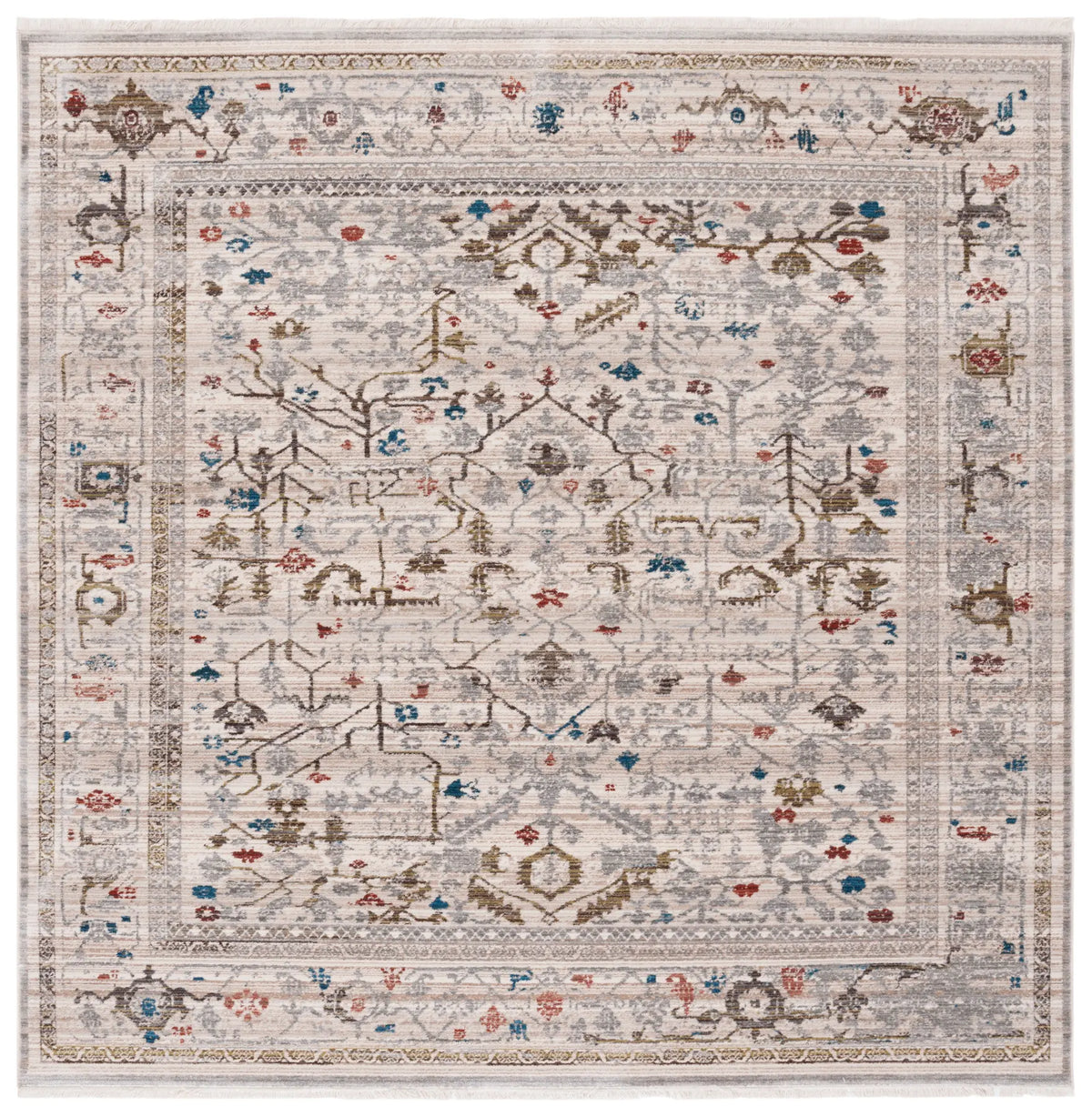 Safavieh Vintage Persian 6'-7" x 6'-7" Rug in Ivory / Sage