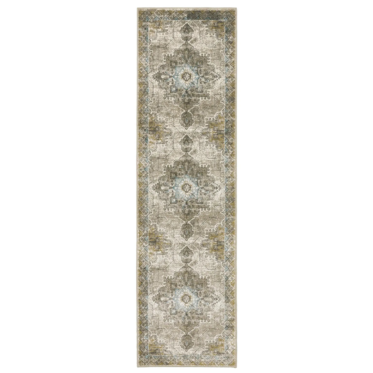 Oriental Weavers Sphinx Venice 1104W Grey/ Blue Rugs - runner