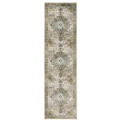 Oriental Weavers Sphinx Venice 1104W Grey/ Blue Rugs - runner