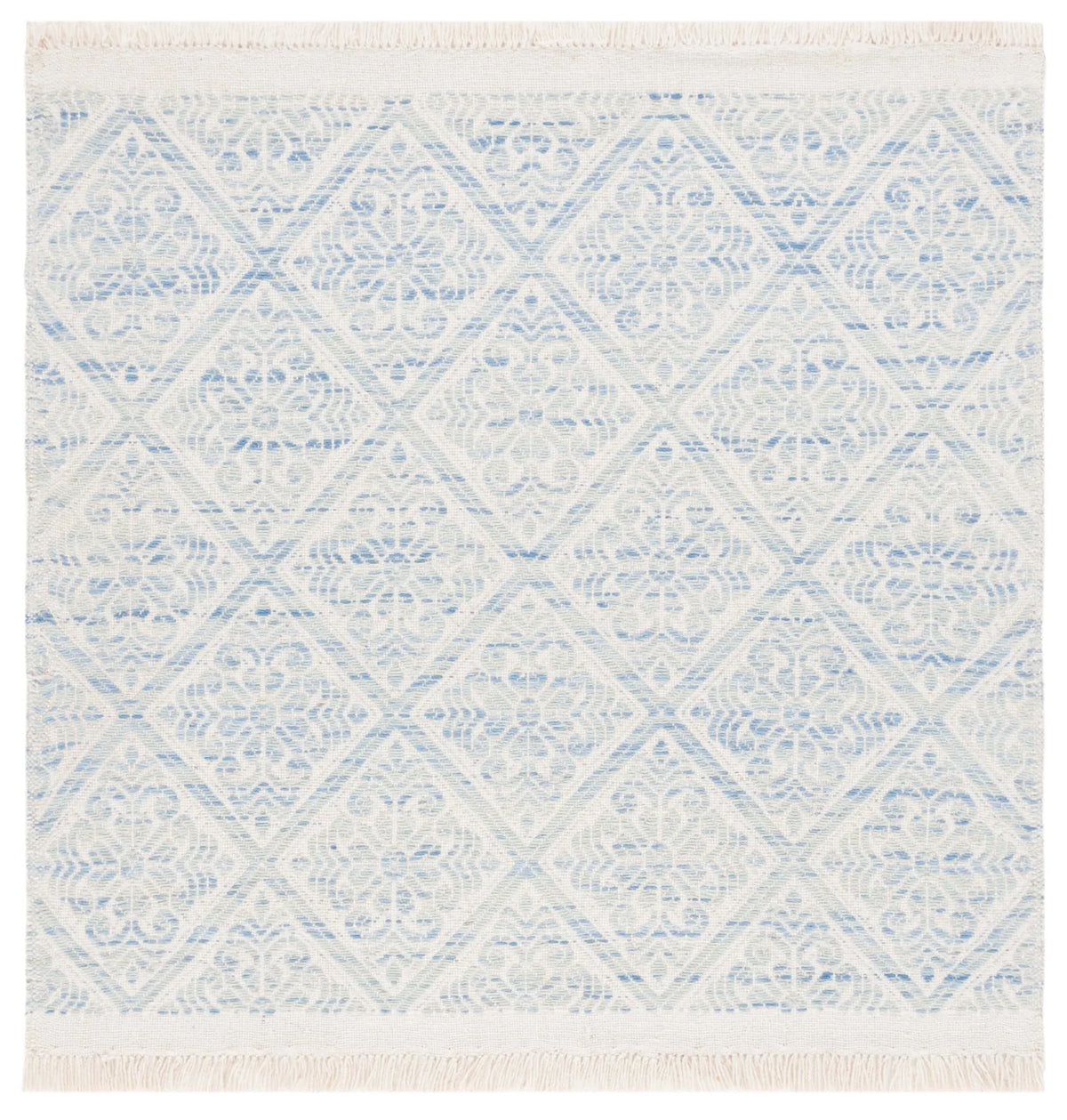 Safavieh Kilim 6'-0" x 6'-0" Rug in Blue / Ivory