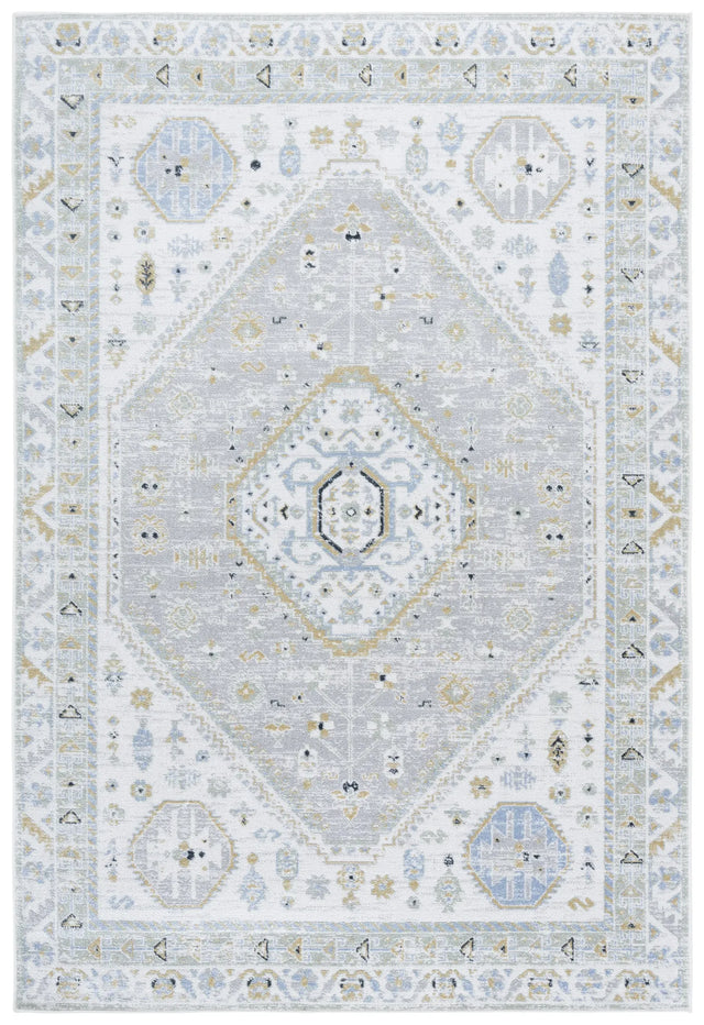 Safavieh Bayside 4'-0" x 6'-0" Rug in Green / Grey