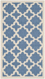 Safavieh Courtyard 2'-0" x 3'-7" Rug in Blue / Beige