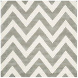 Safavieh Safavieh Kids 5'-0" x 5'-0" Rug in Grey / Ivory