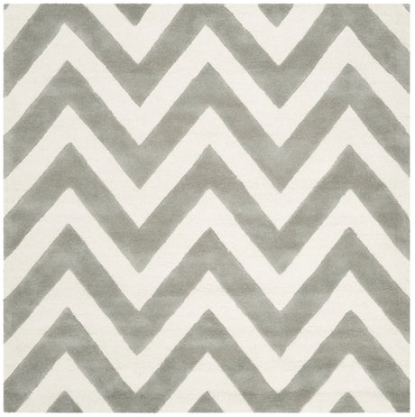 Safavieh Safavieh Kids 5'-0" x 5'-0" Rug in Grey / Ivory