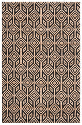 Safavieh Natural Fiber 4'-0" x 6'-0" Rug in Natural / Black