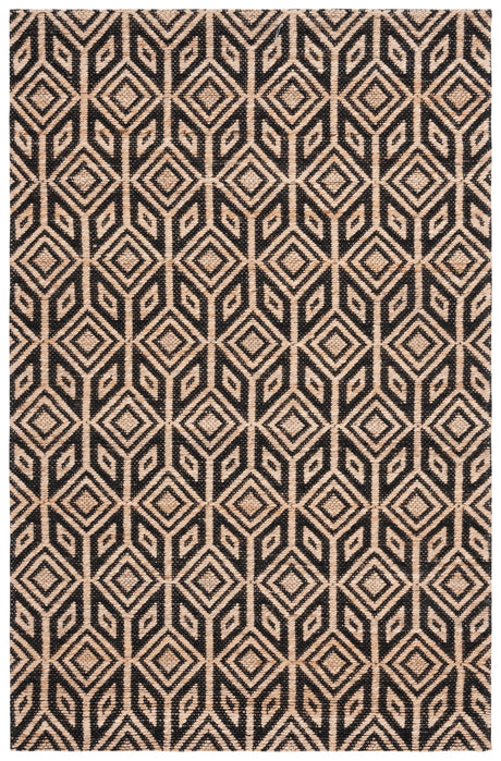 Safavieh Natural Fiber 4'-0" x 6'-0" Rug in Natural / Black
