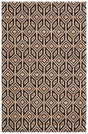 Safavieh Natural Fiber 4'-0" x 6'-0" Rug in Natural / Black
