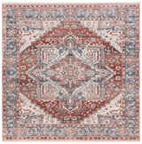 Safavieh Vintage Persian 6'-7" x 6'-7" Rug in Rust / Navy