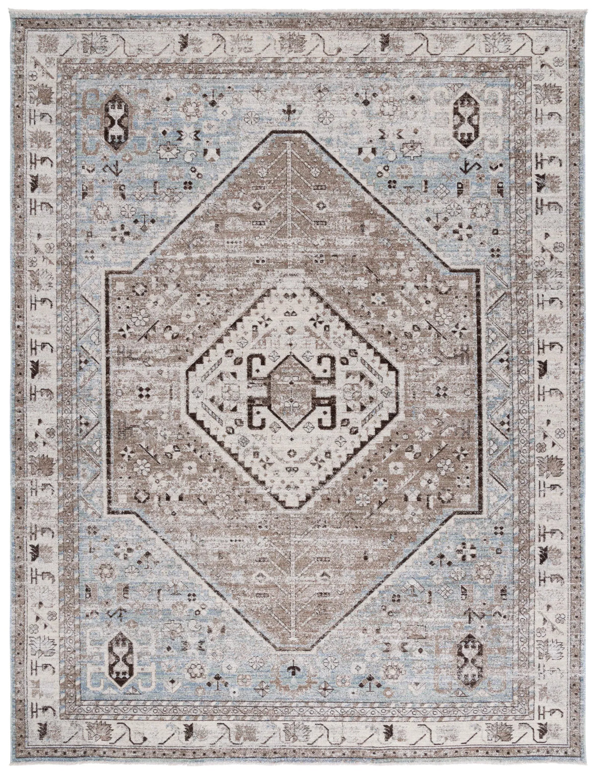 Safavieh Antique Patina 10'-0" x 12'-9" Rug in Blue / Beige