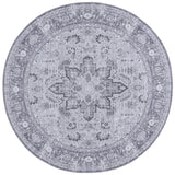 Safavieh Tucson 6'-0" x 6'-0" Rug in Dark Grey / Grey