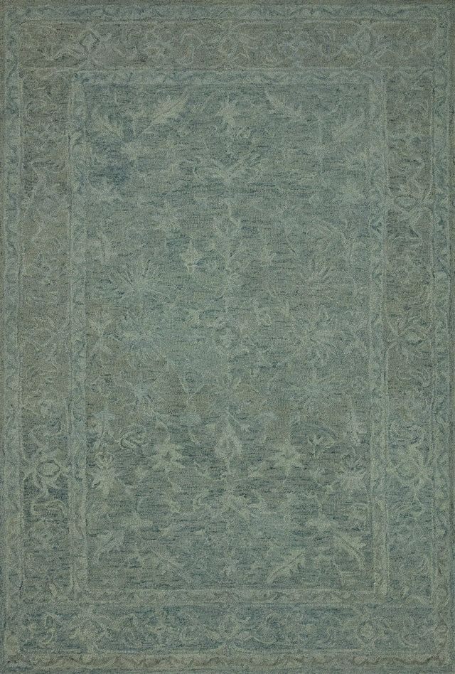 Loloi Lyle Lk-05 Teal Rugs - main flat