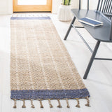 Safavieh Cape Cod 2'-3" x 8'-0" Rug in Natural / Purple