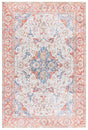Safavieh Vintage Serapi 600 5'-1" x 7'-6" Rug in Red Orange / Blue