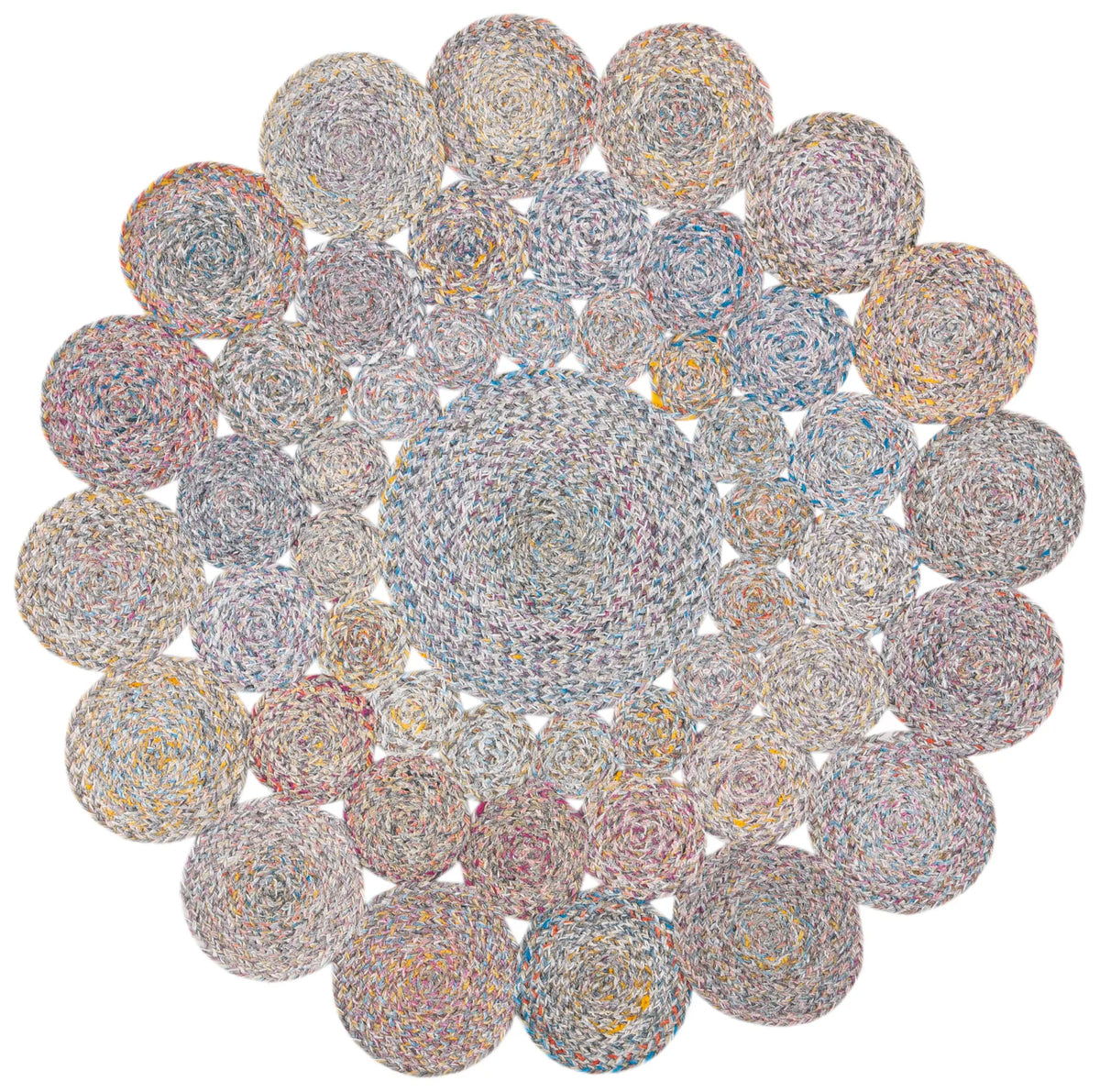Safavieh Cape Cod 3'-0" x 3'-0" Rug in Blue / Yellow