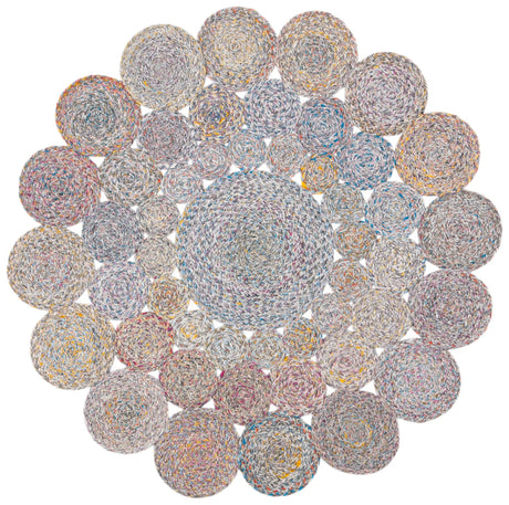Safavieh Cape Cod 3'-0" x 3'-0" Rug in Blue / Yellow