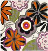 Safavieh Soho 6'-0" x 6'-0" Rug in Ivory / Multi